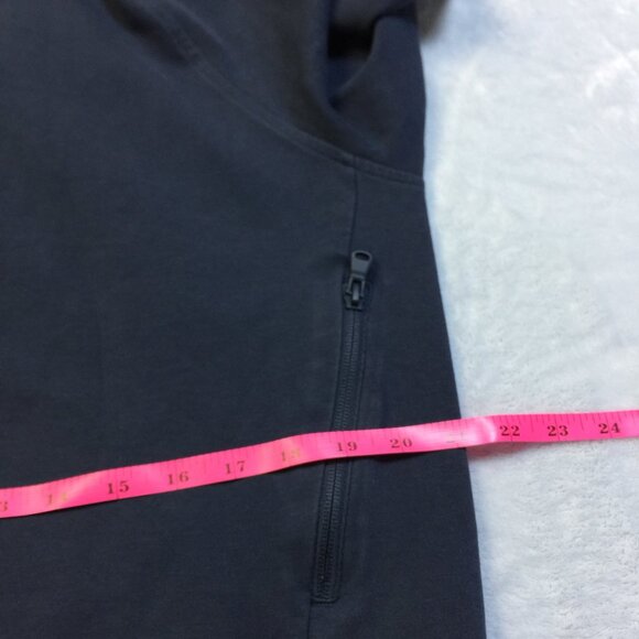 Old Navy Hoodie Jacket Sweatshirt Sz M Womans Navy Blue Dynamic Fleece Full Zip - Picture 9 of 11